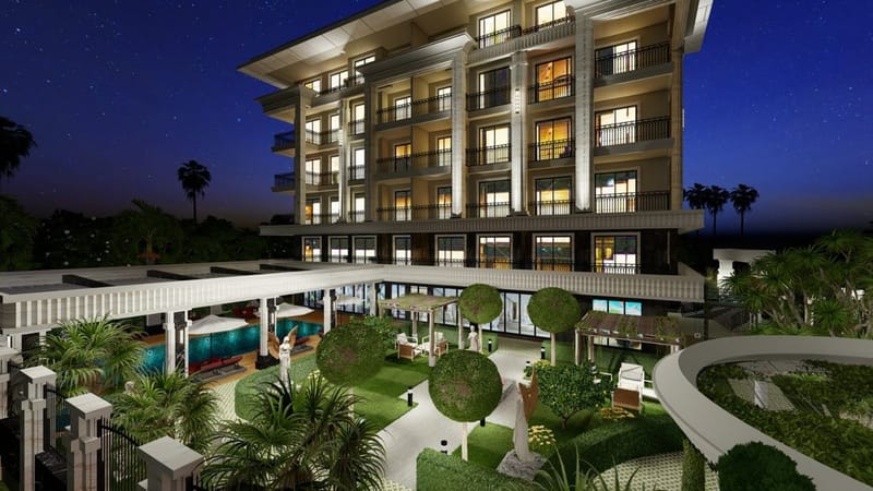 Апартаменты в 300 метрах от пляжа в районе Оба (004436) — фото 3