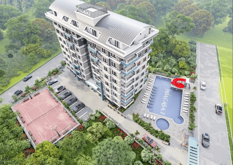 Квартиры в новом жилом комплексе с частным пляжем (006466) — фото 1