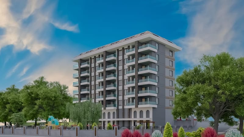 Уютные квартиры на начальном этапе строительства в районе Авсаллар (01814) — фото 7