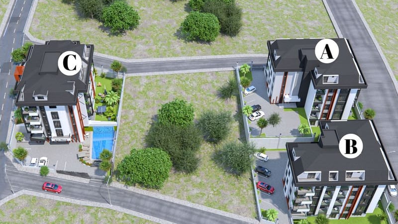 Квартиры в центре Алании в жилом комплексе от застройщика (010113) — фото 6