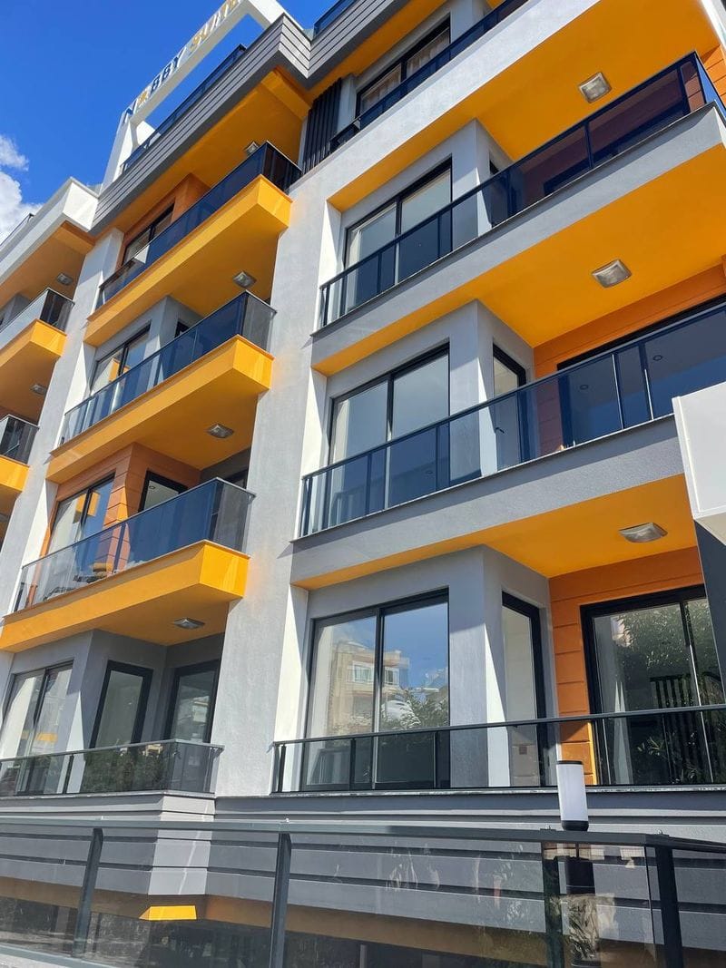 Апартаменты в 550 метрах от пляжа Кейкубат в центре Алании (03200) — фото 1