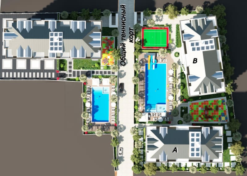 Квартира 2+1 в жилом комплексе класса люкс, Махмутлар (05300) — фото 5