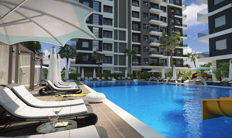 Квартира 2+1 в жилом комплексе класса люкс, Махмутлар (05300) — фото 6