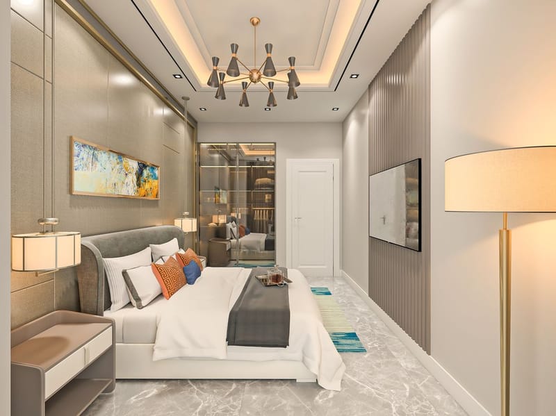 Современные квартиры в небольшом жилом комплексе на стадии строительства в центре Алании (028121) — фото 7