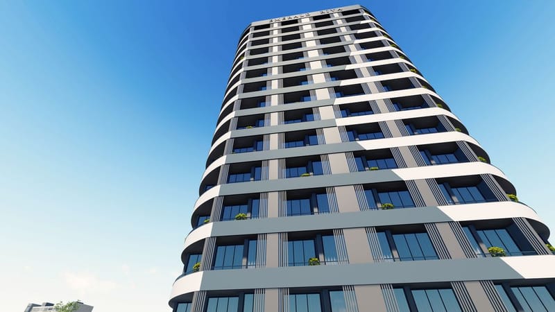 Современные квартиры 1+1 в строящемся жилом комплексе в Мерсине (002165) — фото 7