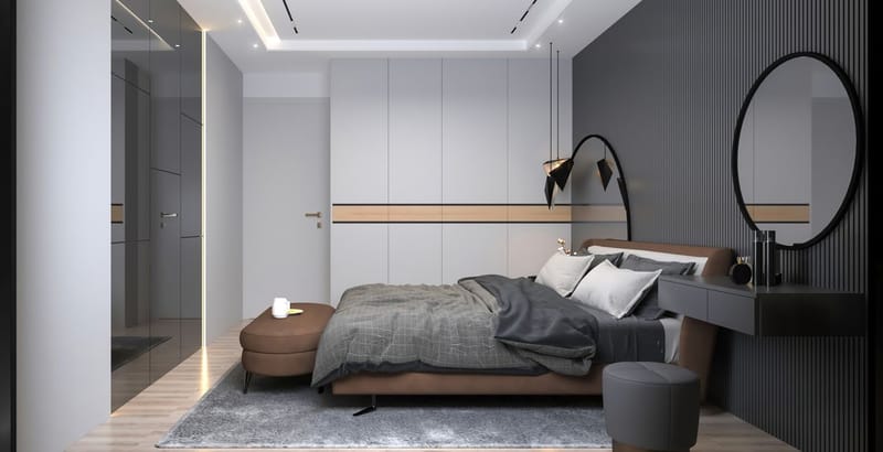 Современные квартиры 1+1 в строящемся жилом комплексе в Мерсине (002165) — фото 25