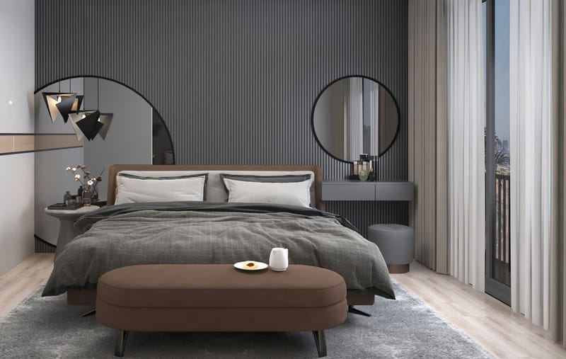 Современные квартиры 1+1 в строящемся жилом комплексе в Мерсине (002165) — фото 26