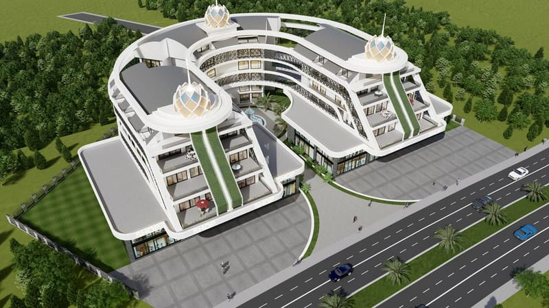 Новый привлекательный проект, идеально подходящий для бизнес-офисов и магазинов в районе Оба (01914) — фото 9