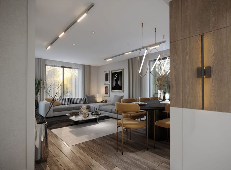 Апартаменты с просторными комнатами в новом жилом комплексе в Анталии (002181) — фото 17