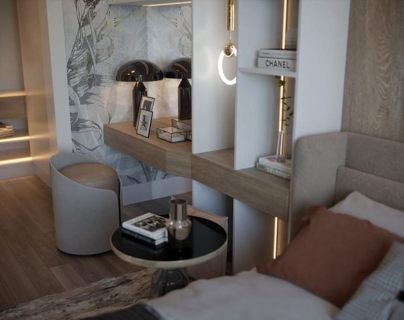 Апартаменты с просторными комнатами в новом жилом комплексе в Анталии (002181) — фото 7