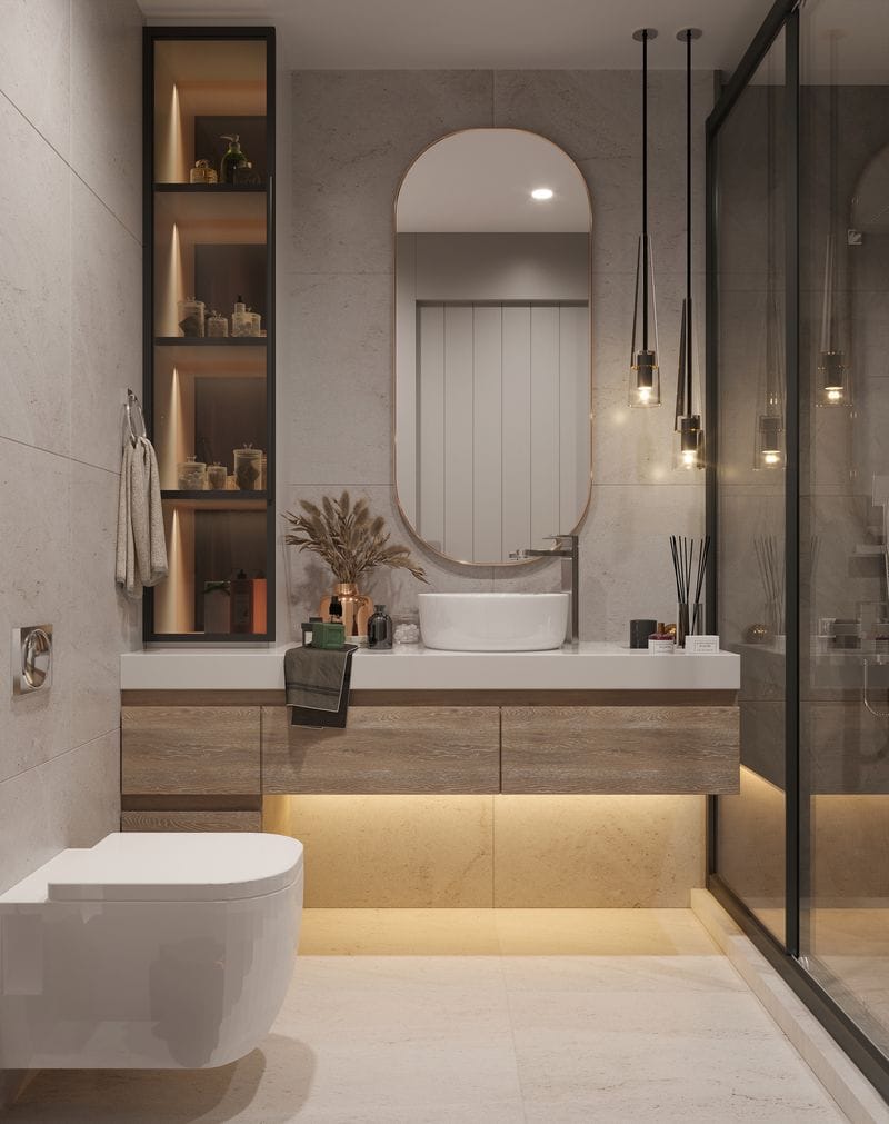 Апартаменты с просторными комнатами в новом жилом комплексе в Анталии (002181) — фото 22