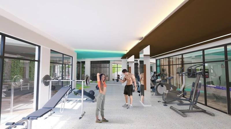 Современный жилой комплекс в 100 метрах от моря в районе Оба (003182) — фото 9