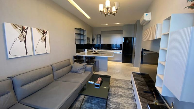 Современная квартира в жилом комплексе премиум класса в 100 метрах от моря, район Каргыджак (010500) — фото 3