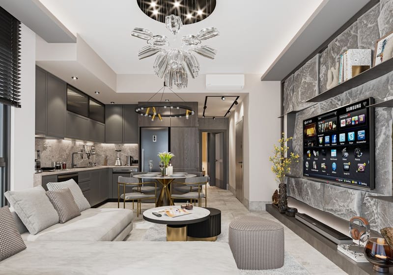 Квартиры в новом жилом комплексе от застройщика в центре Алании (009455) — фото 27