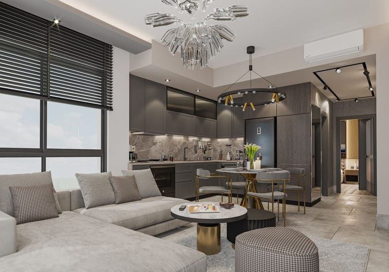 Квартиры в новом жилом комплексе от застройщика в центре Алании (009455) — фото 26