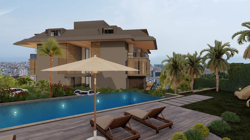 Квартиры от застройщика в строящемся жилом комплексе в районе Джикджилли (015390) — фото 12