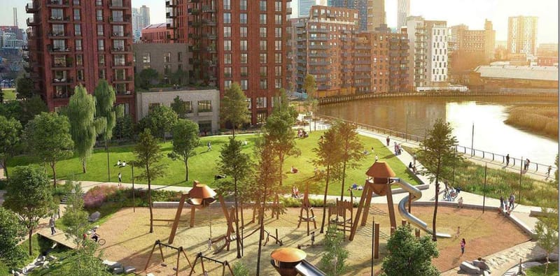 Квартира от застройщика в центре Восточного Лондона, на набережной реки Ли (006283) — фото 4