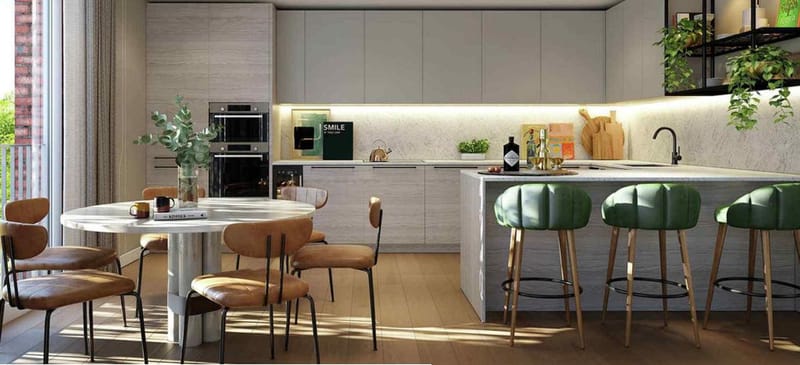 Квартира от застройщика в центре Восточного Лондона, на набережной реки Ли (006283) — фото 13