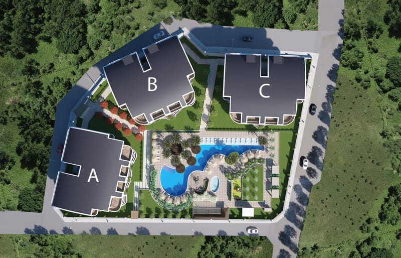 Квартиры в жилом комплексе в отличной инфраструктурой в районе Оба (002484) — фото 8