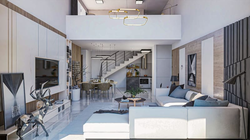 Апартаменты в шикарном жилом комплексе в 10 минутах от г.Фамагуста (001105) — фото 9