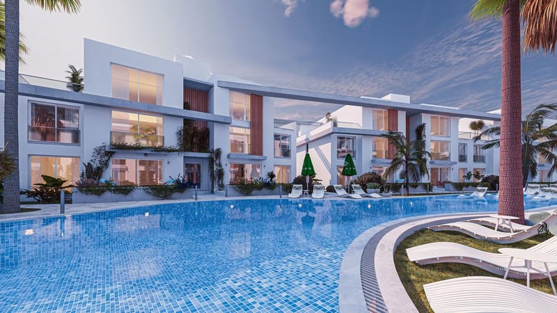 Апартаменты в шикарном жилом комплексе в 10 минутах от г.Фамагуста (001105) — фото 2