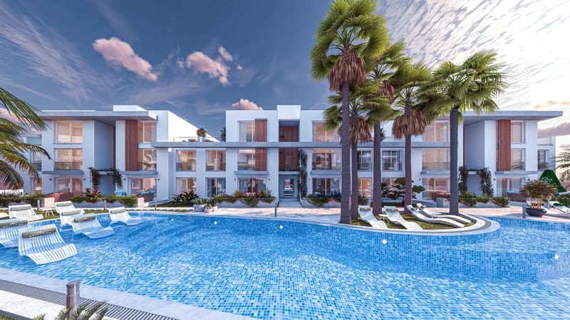 Апартаменты в шикарном жилом комплексе в 10 минутах от г.Фамагуста (001105) — фото 4