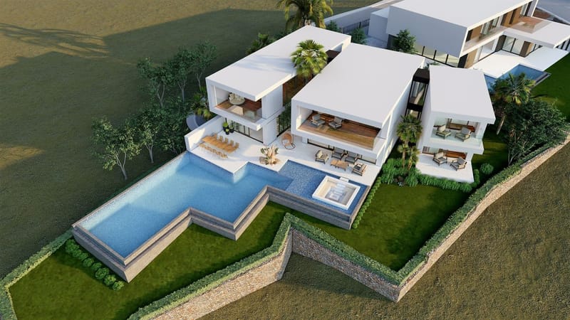 Удивительный комплекс вилл прямо у моря и всего в нескольких километрах от центра города Кирения (003201) — фото 3