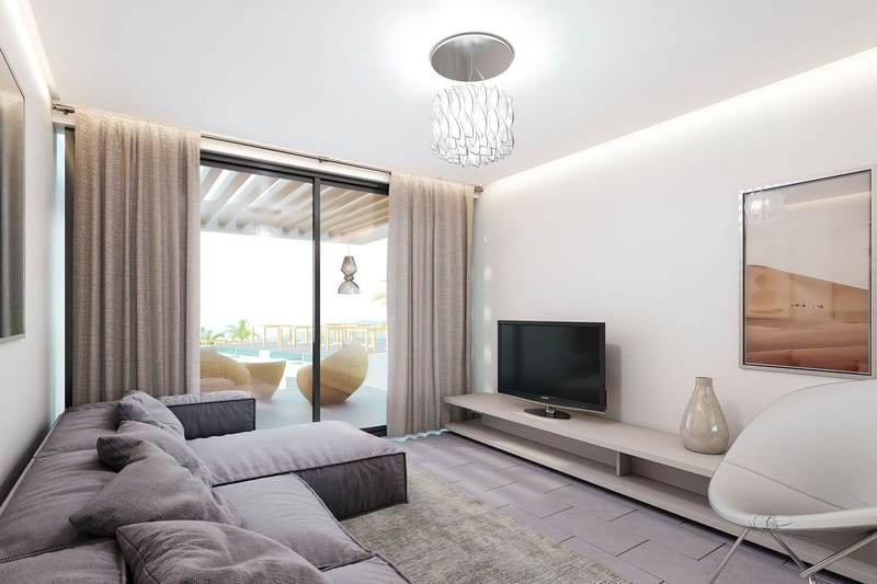 Комплекс апартаментов и бунгало на восточном побережье острова в районе Бахчели (012272) — фото 12