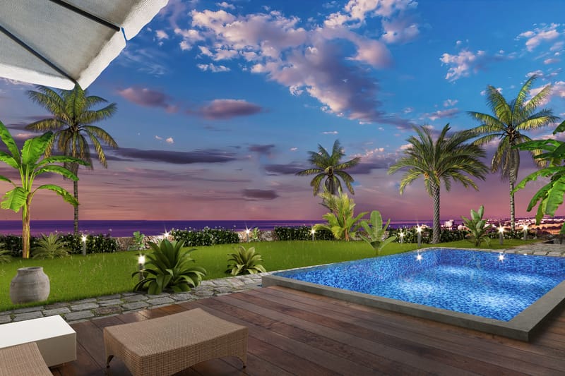 Комплекс апартаментов и бунгало на восточном побережье острова в районе Бахчели (012272) — фото 6