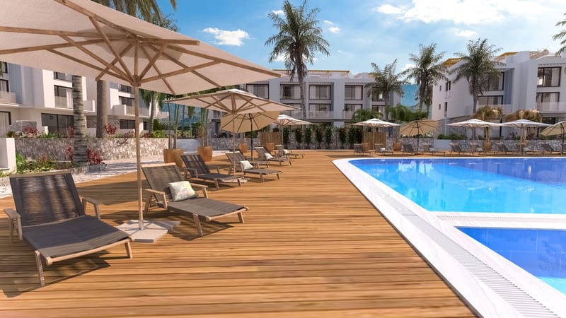 Комплекс с различными апартаментами в 150 метрах от моря, в районе Татлысу (015272) — фото 5