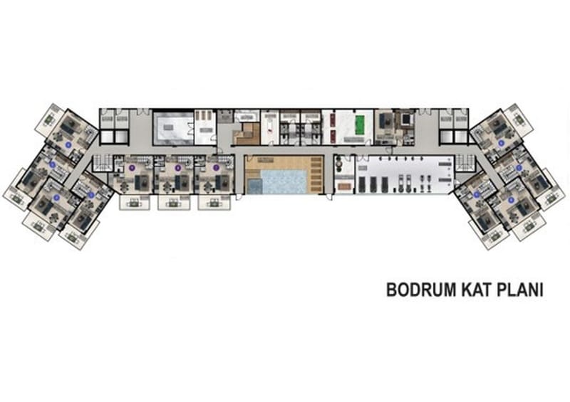 Квартиры в жилом комплексе от застройщика в районе Оба (008252) — фото 36
