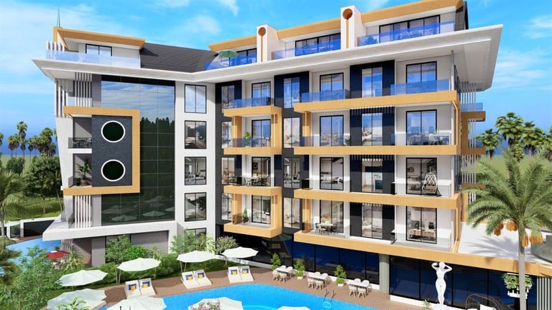 Квартиры в жилом комплексе от застройщика в районе Оба (008252) — фото 2