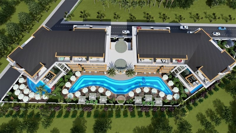 Квартиры в жилом комплексе от застройщика в районе Оба (008252) — фото 10