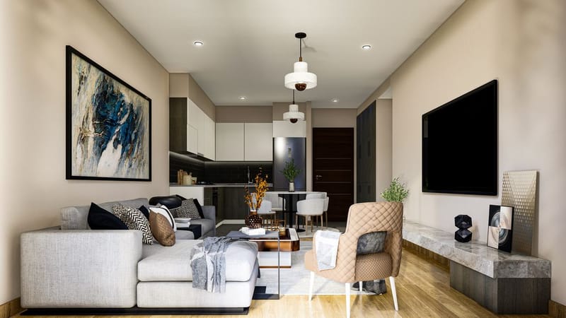 Роскошный жилой комплекс в районе Лапта, недалеко от туристического центра Северного Кипра – Кирении (00393) — фото 12