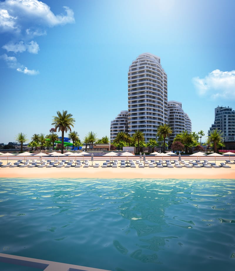 Новый проект с недорогими апартаментами на западном побережье, в районе Гюзельюрт (012161) — фото 4