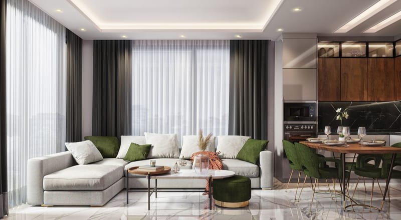 Квартиры в строящемся жилом комплексе с уникальным местоположением в районе Демирташ (028459) — фото 18