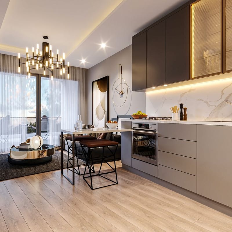 Апартаменты в современном жилом комплексе от застройщика (004486) — фото 17