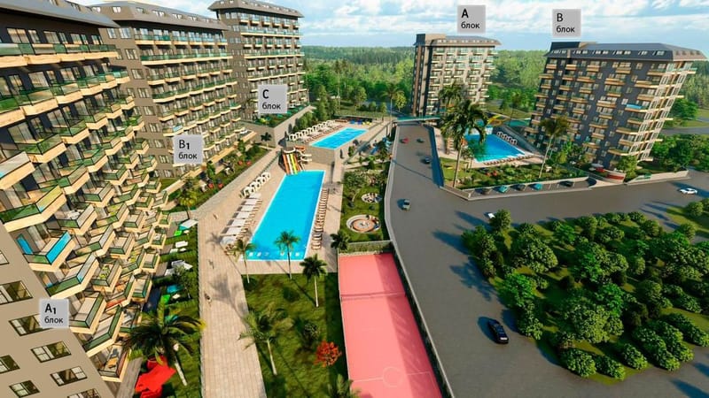 Квартира 1+1 от инвестора в новом доме, район Авсаллар (18500) — фото 19