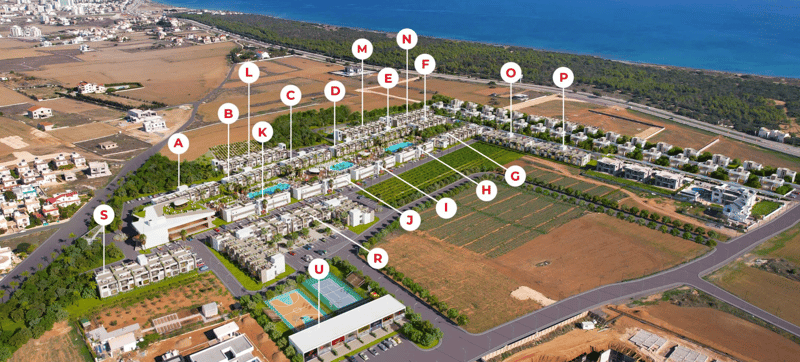 Роскошный жилой комплекс апартаментов, Лонг Бич Искеле (001494) — фото 7