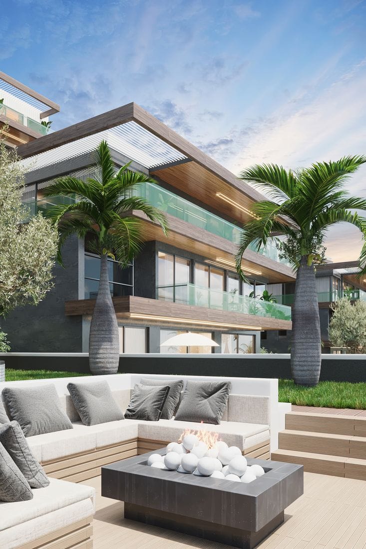 Комплекс роскошных вилл от известного застройщика в районе Бекташ (011252) — фото 23