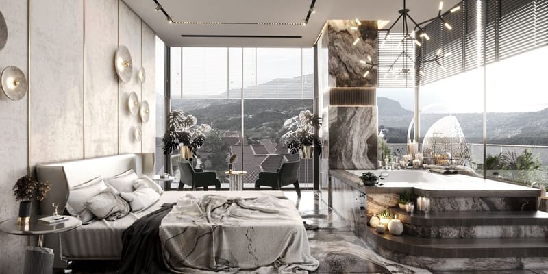 Комплекс роскошных вилл от известного застройщика в районе Бекташ (011252) — фото 34