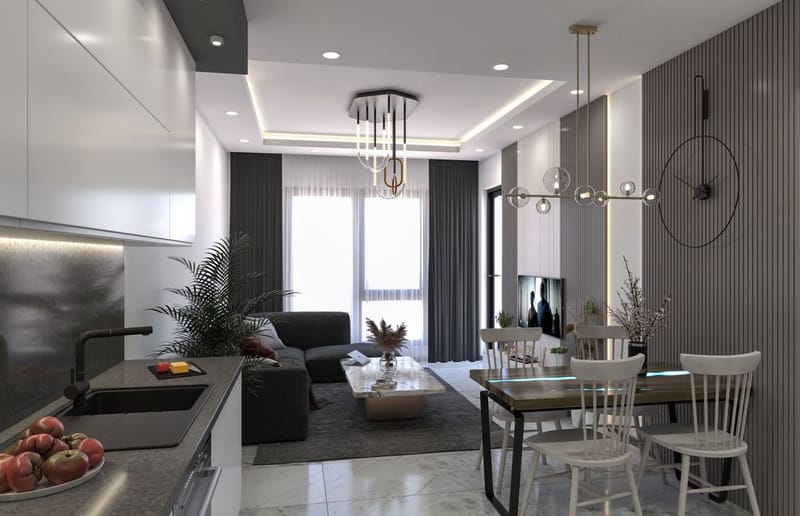 Квартиры в роскошном комплексе на второй береговой линии в районе Каргыджак (00758) — фото 28