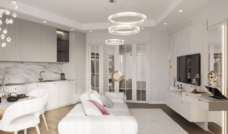 Квартиры в новом масштабном курортном комплексе в районе Газиверен (037157) — фото 12