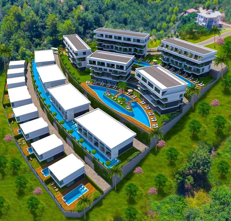 Элитный комплекс апартаментов от застройщика в районе Каргыджак (03025) — фото 3