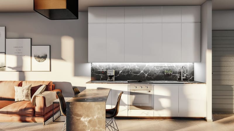 Комплекс просторных апартаментов в отличном месте на первой береговой линии в районе Эсентепе (001498) — фото 27