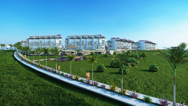 Комплекс просторных апартаментов в отличном месте на первой береговой линии в районе Эсентепе (001498) — фото 6