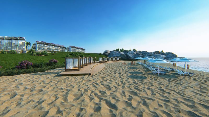 Комплекс просторных апартаментов в отличном месте на первой береговой линии в районе Эсентепе (001498) — фото 20