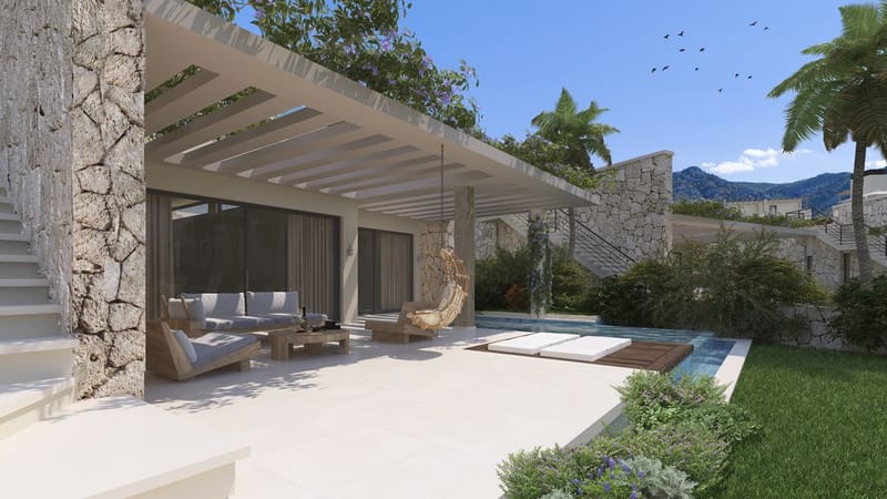 Элитная недвижимость в двух минутах ходьбы от пляжа в районе Татлысу (003498) — фото 14