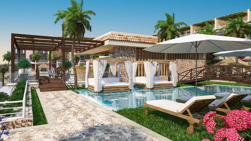 Элитная недвижимость в двух минутах ходьбы от пляжа в районе Татлысу (003498) — фото 17