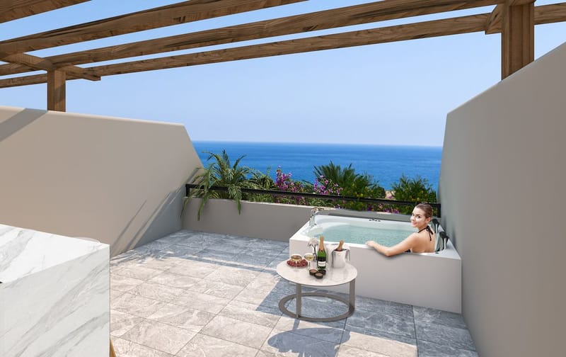 Современные апартаменты в жилом комплексе от застройщика в Гирне, Эсентепе (005498) — фото 14